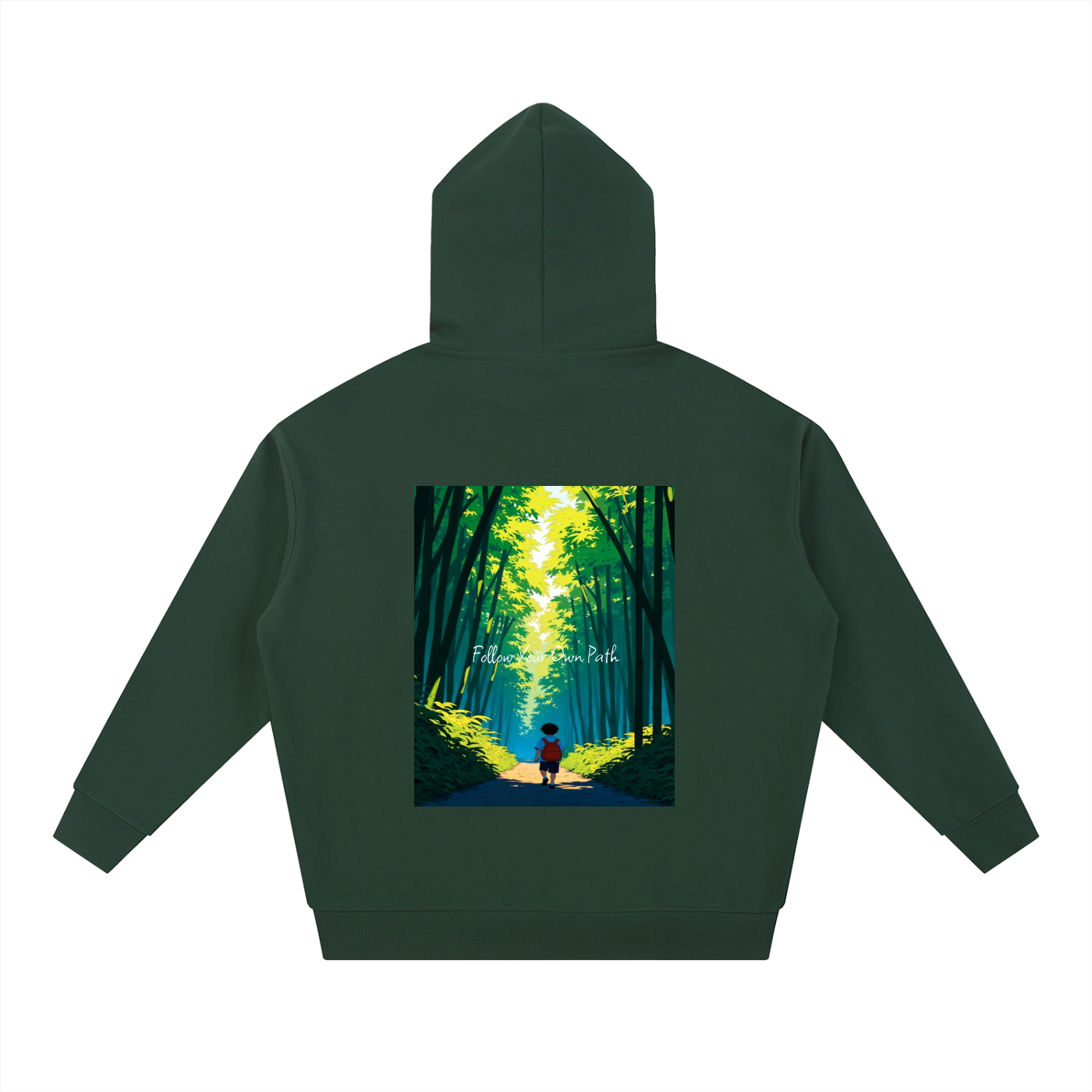 "Path"  Heavyweight Hoodie