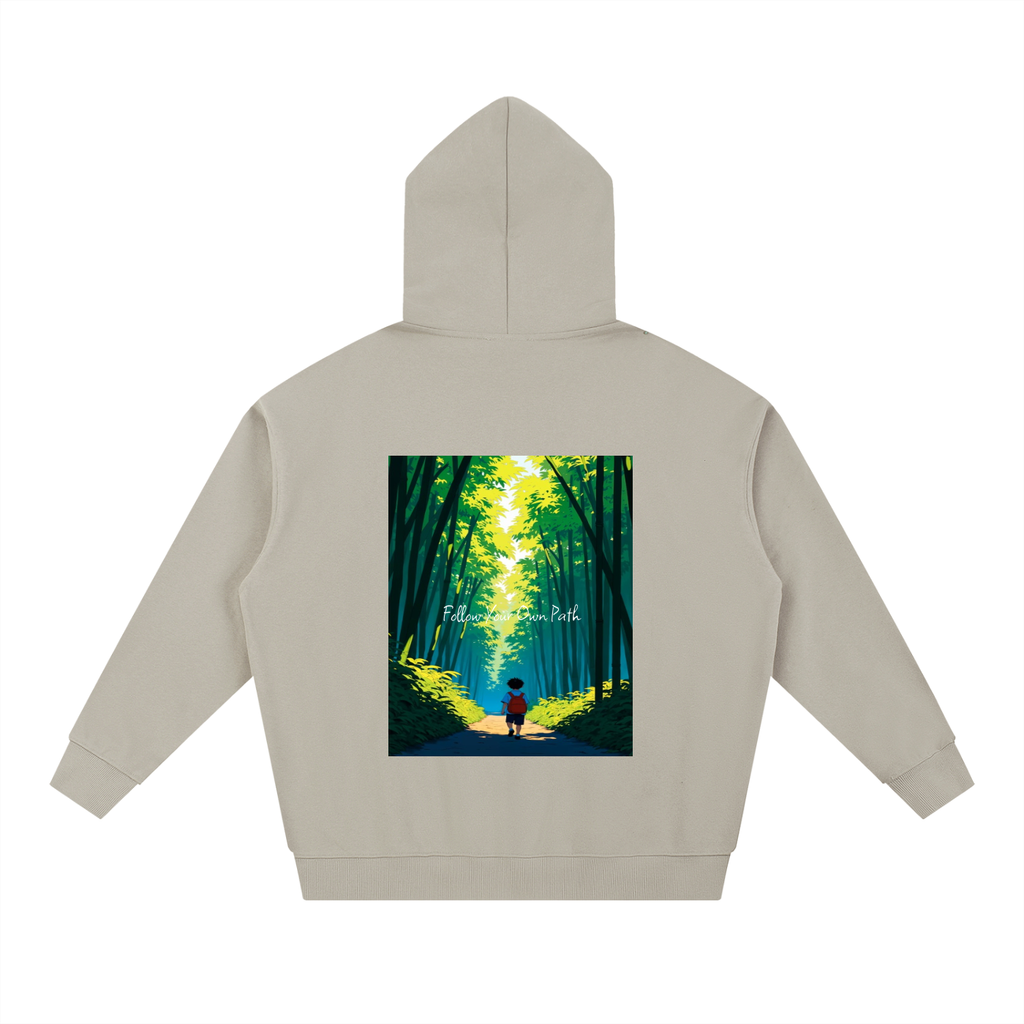 "Path"  Heavyweight Hoodie