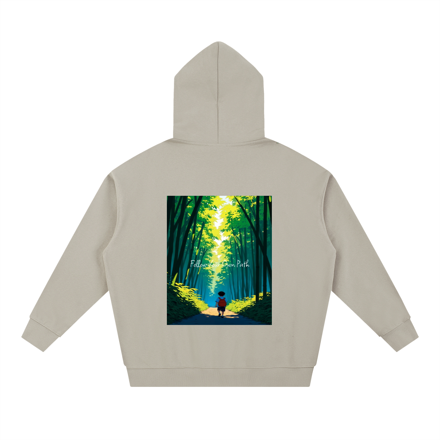 "Path"  Heavyweight Hoodie