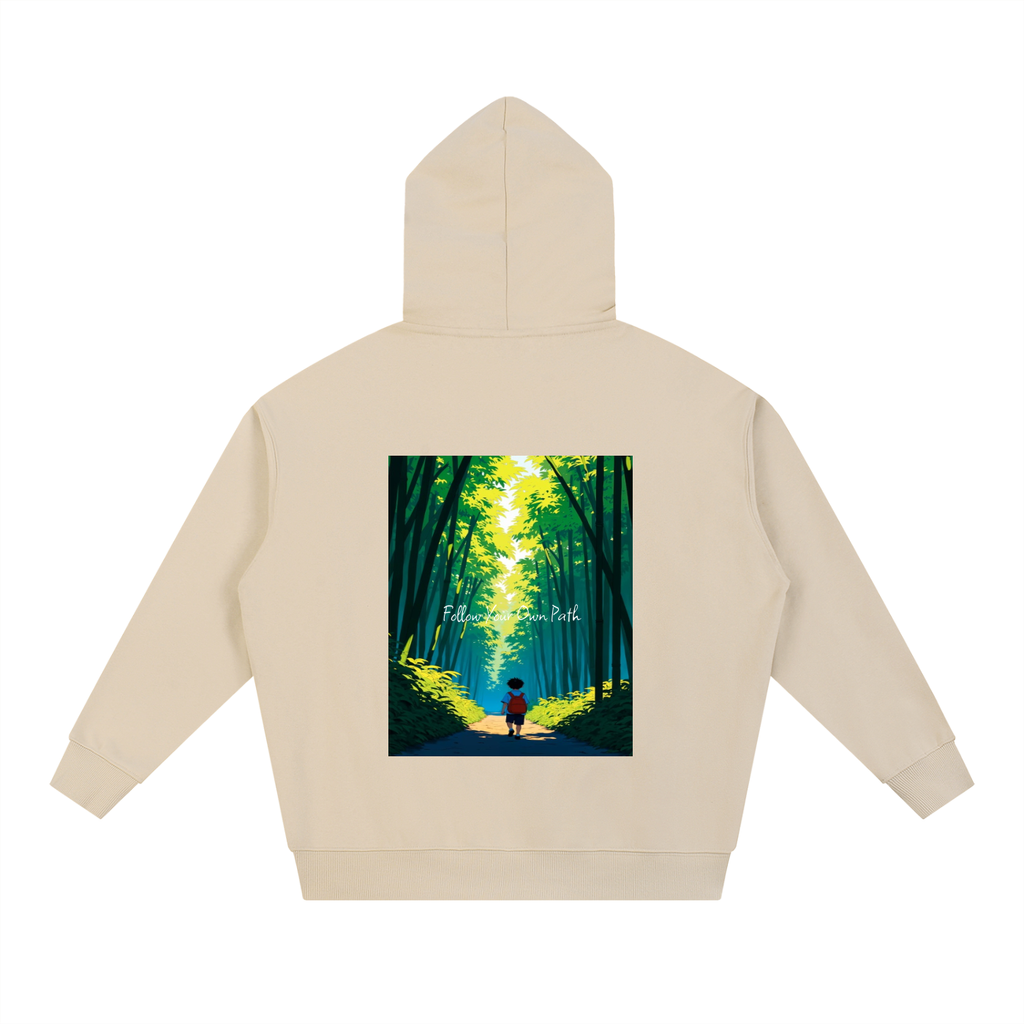 "Path"  Heavyweight Hoodie