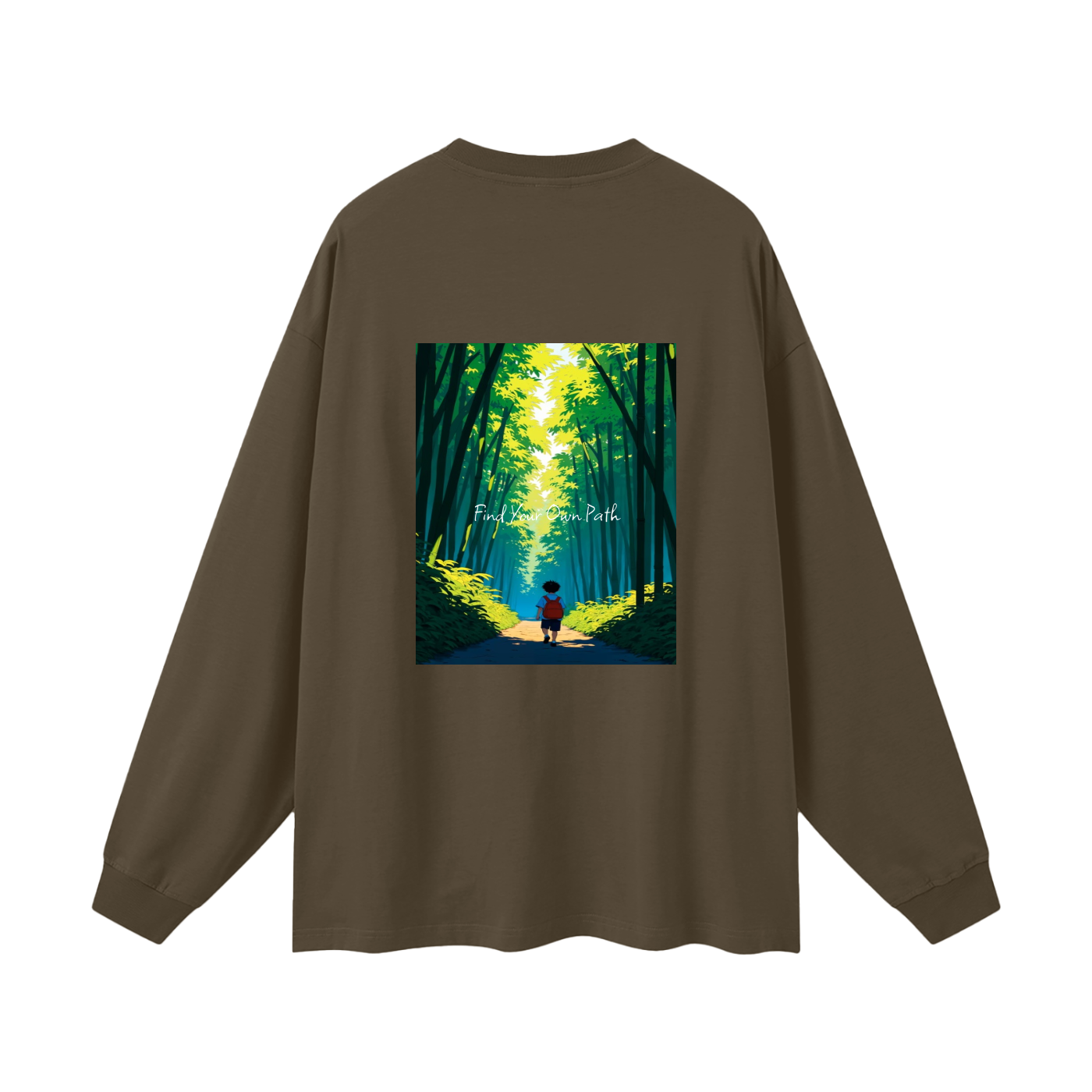 "Path" Oversized Long Sleeve T-Shirt