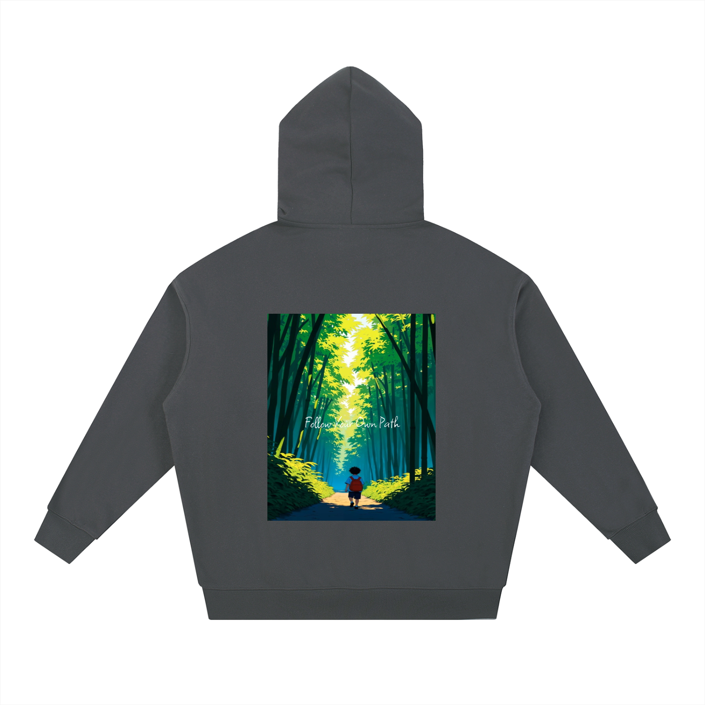 "Path"  Heavyweight Hoodie