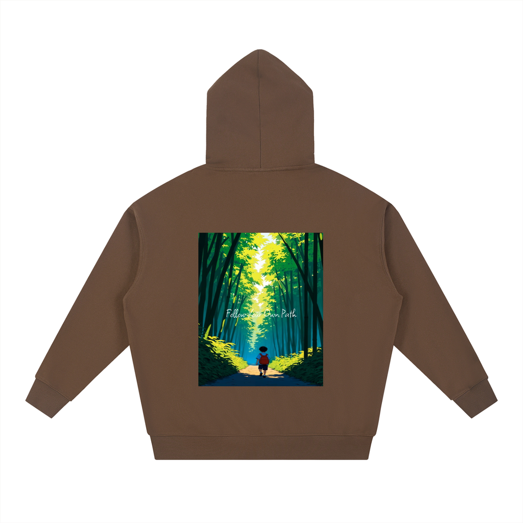 "Path"  Heavyweight Hoodie