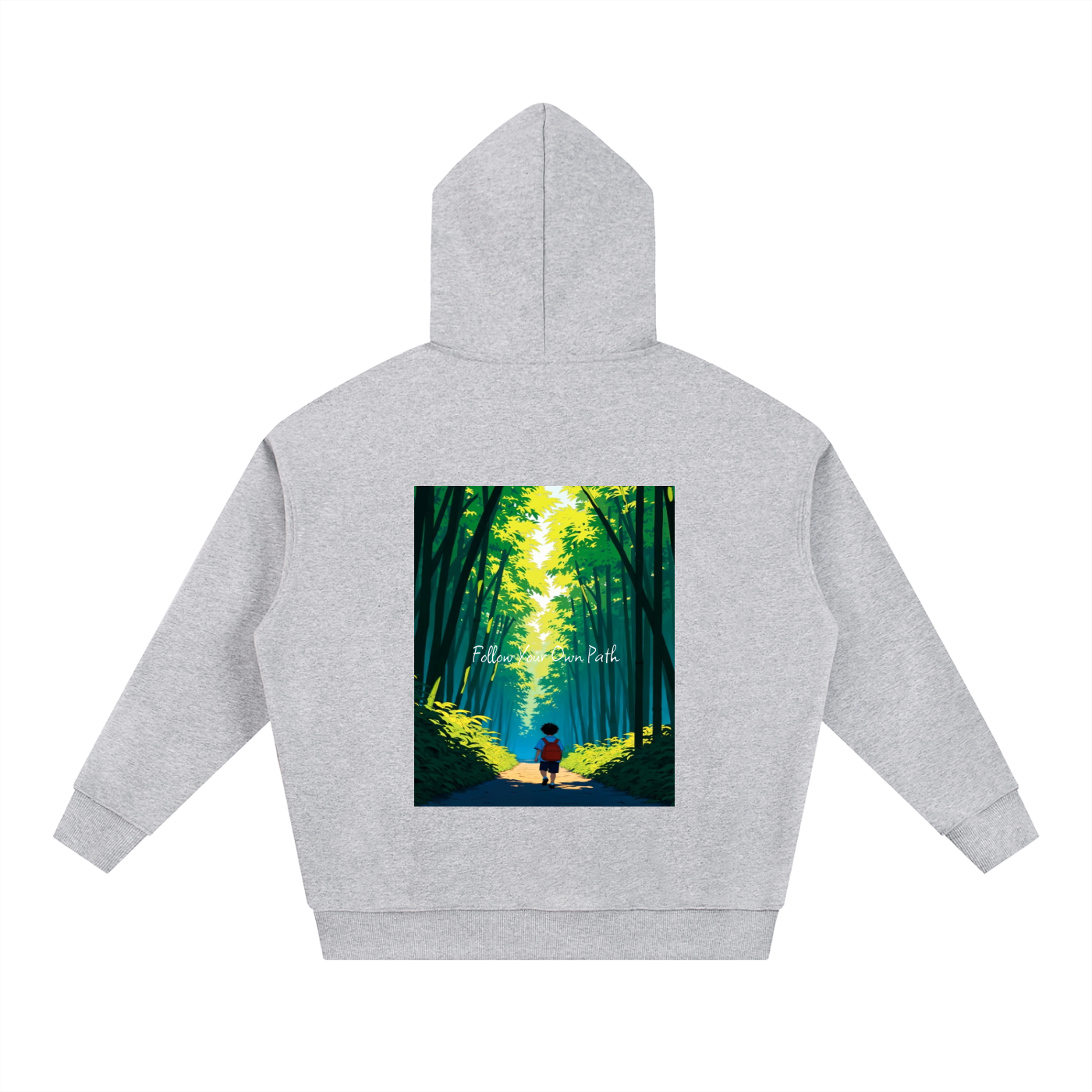"Path"  Heavyweight Hoodie