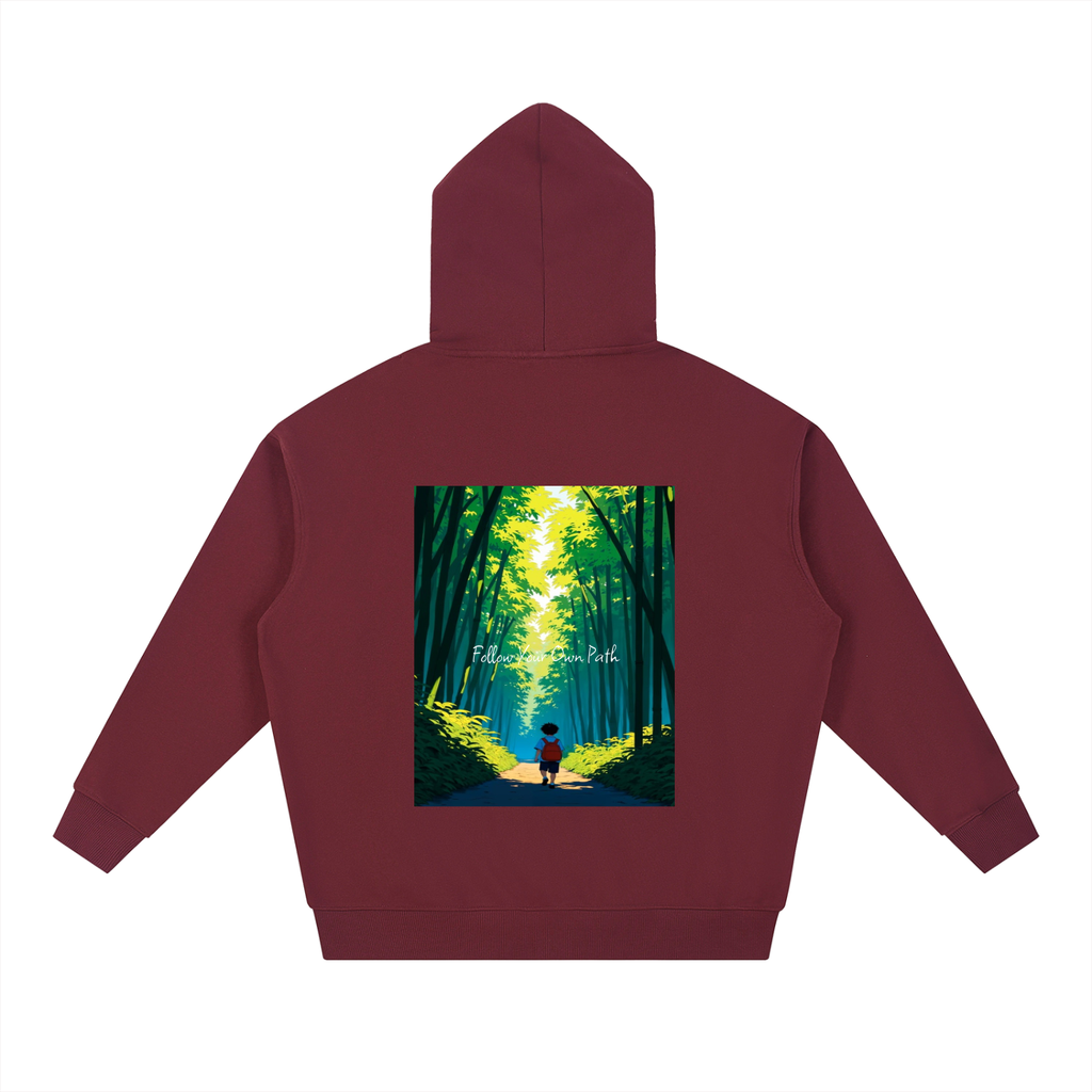 "Path"  Heavyweight Hoodie