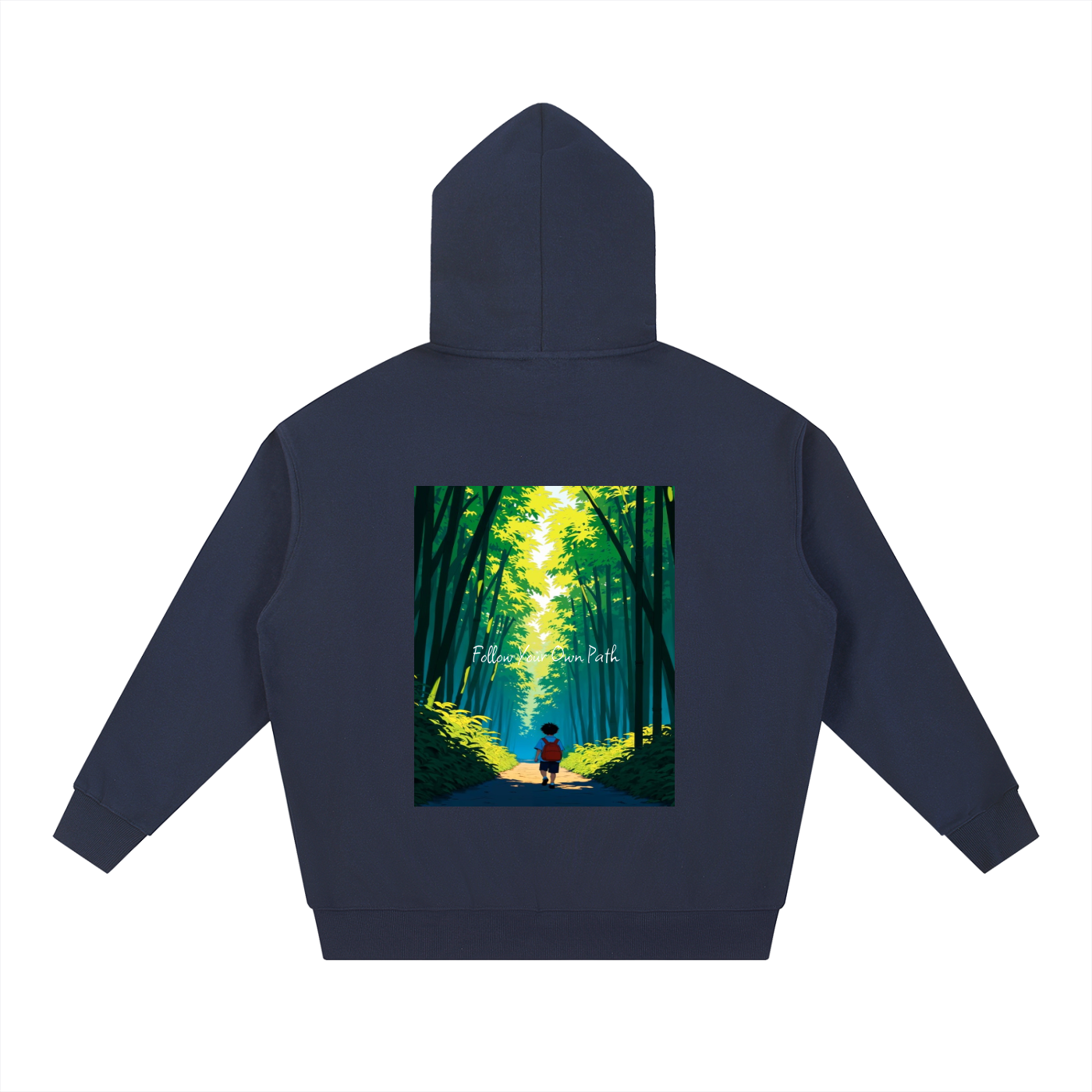 "Path"  Heavyweight Hoodie
