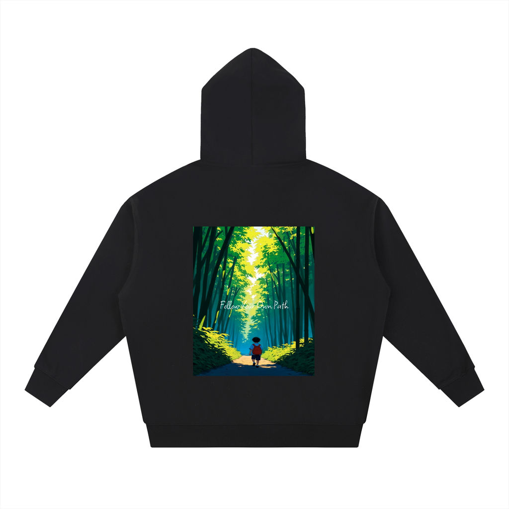 "Path"  Heavyweight Hoodie